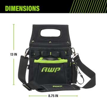 AWP TrapJaw Electrician Tool Pouch with Spring Technology