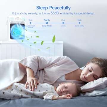 Quiet and Portable FZBPI Air Conditioner Fan for All Spaces