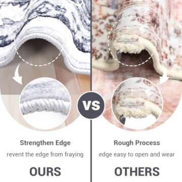 Shilucheng 9x12 Area Rug - Soft, Durable & Washable