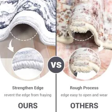 Shilucheng 9x12 Area Rug - Soft, Durable & Washable