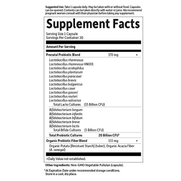 Garden of Life Once Daily Prenatal Probiotic - 30 Capsules