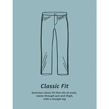 Classic-Fit Wrinkle-Resistant Chino Pants for Men