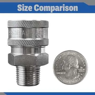 Stainless Steel Pressure Washer Quick Connect Fittings Set