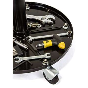 WEN 73012T 300-Pound Capacity Pneumatic Rolling Mechanic Stool