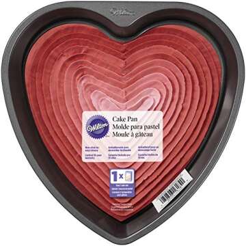 Wilton Heart Shaped Cake Pan - 9-Inch, Non-Stick Steel