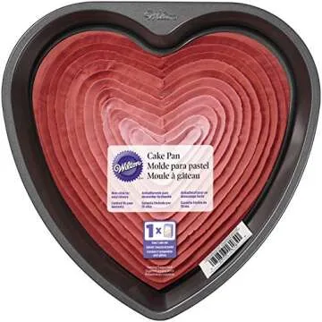 Wilton Heart Shaped Cake Pan - 9-Inch, Non-Stick Steel