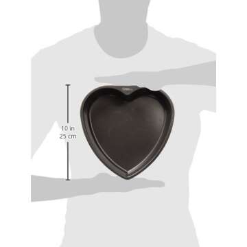 Wilton Heart Shaped Cake Pan - 9-Inch, Non-Stick Steel