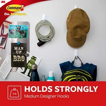 Versatile Command Medium Designer Hooks for Easy Organization