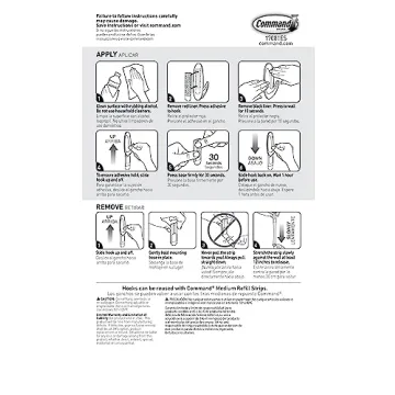 Versatile Command Medium Designer Hooks for Easy Organization