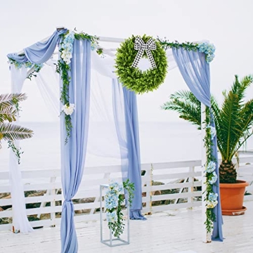 Vlorart Faux Boxwood Wreath for Year Round Elegance