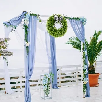 Vlorart Faux Boxwood Wreath for Year Round Elegance