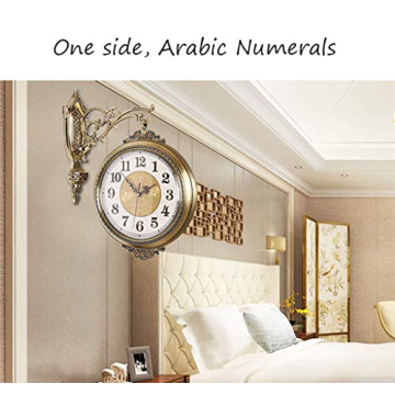 Double-Sided Outdoor Wall Clock for Unique Decor