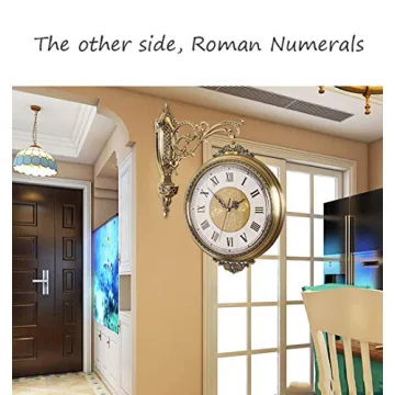 Double-Sided Outdoor Wall Clock for Unique Decor