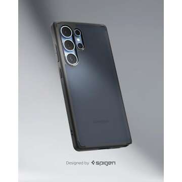 Spigen Ultra Hybrid Designed for Galaxy S25 Ultra Case (2025) [Anti-Yellowing], [Military-Grade Protection] - Frost Black