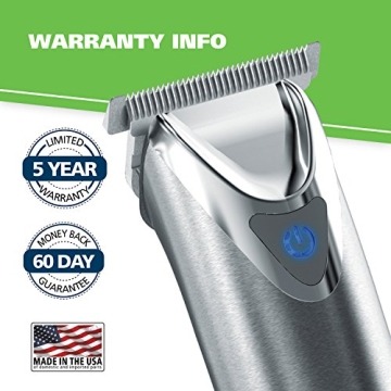 Wahl Stainless Steel Beard Trimmer with Lithium Ion Technology