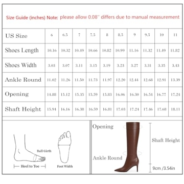 Elegant Easyfox Knee High Boots for Women - Stylish Comfort