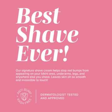 Coochy Intimate Shaving Cream | Shave Conditioner & Moisturizer for Face & Body | Ideal for Sensitive Skin Care, Anti-Bump | Au Natural, 12.5 oz