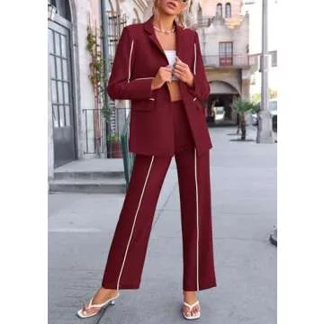 PRETTYGARDEN Women's Blazer Suit Set - Chic & Elegant Outfit