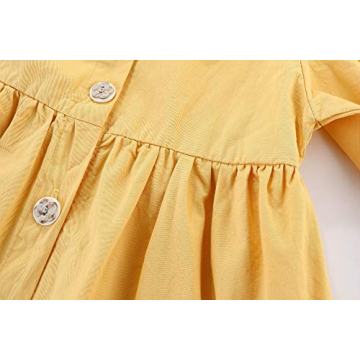 Mud Kingdom Long Sleeve Pink Dress for Girls Ages 2-8