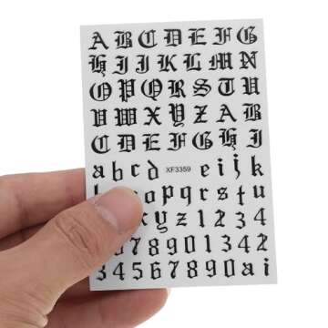 Personalized Nail Stickers for Creative Designs