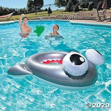Inflatable Shark Bean Bag Toss Game - Great Pool Toy and Outdoor Activities