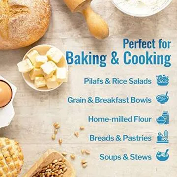 Organic Einkorn Berries for Baking and Healthy Meals