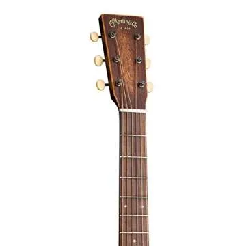 Martin Guitar 000-15M StreetMaster with Gig Bag, Acoustic Guitar for the Working Musician, Mahogany Construction, Distressed Satin Finish, 000-14 Fret, and Low Oval Neck Shape