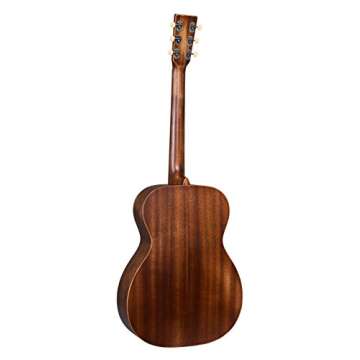 Martin Guitar 000-15M StreetMaster with Gig Bag, Acoustic Guitar for the Working Musician, Mahogany Construction, Distressed Satin Finish, 000-14 Fret, and Low Oval Neck Shape