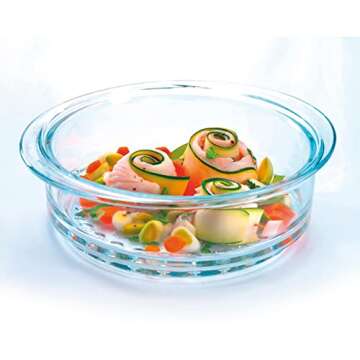 Pyrex Classic Cucina Steamer - Durable Borosilicate Glass