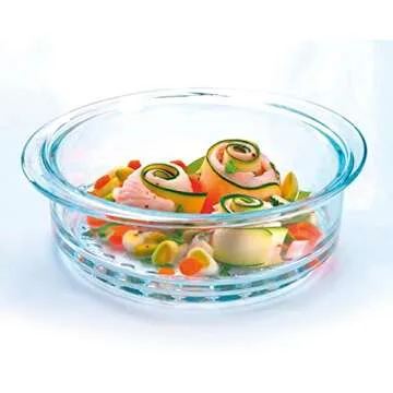 Pyrex Classic Cucina Steamer - Durable Borosilicate Glass