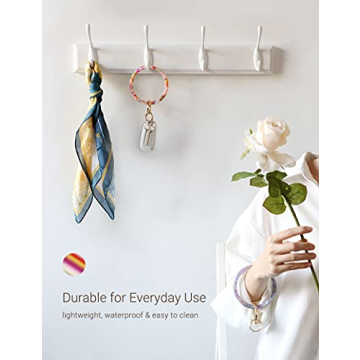 Mymazn Key Ring Bracelet Stylish Keychain for Women