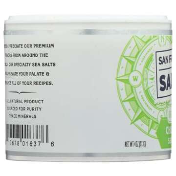 SAN FRANCISCO SALT CO Organic Chile Lime Sea Salt, 4 OZ