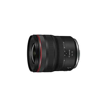 Canon RF14-35mm F4 L is USM Lens, Wide-Angle Zoom Lens, Compatible with EOS R Series Mirrorless Came...