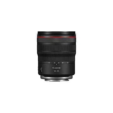 Canon RF14-35mm F4 L is USM Lens, Wide-Angle Zoom Lens, Compatible with EOS R Series Mirrorless Cameras, Black