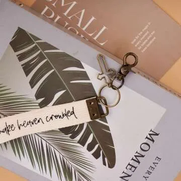 SANDOO Make Heaven Crowded Christian Keychain for Daily Inspiration