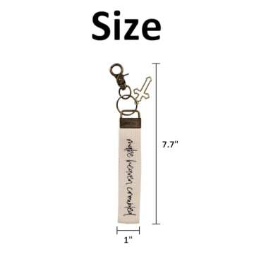 SANDOO Make Heaven Crowded Christian Keychain for Daily Inspiration