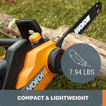Worx WG305.1 Electric Chainsaw - Powerful 14" Cutting Tool