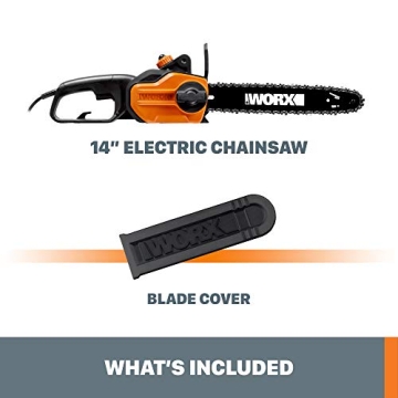 Worx WG305.1 Electric Chainsaw - Powerful 14" Cutting Tool