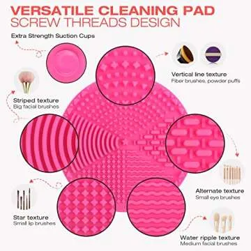 Makeup Brush Cleaner and Dryer, Electric Makeup Brush Cleanser Machine, Portable Automatic Cosmetic Brushes Cleaner for Beauty Makeup Brush Set, Liquid Foundation, Contour, Eyeshadow, Blush Brush