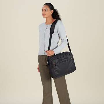 Amazon Basics Laptop Case with Shoulder Strap for All