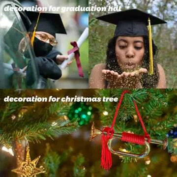 MUXGOA 154 Pcs Bookmark Tassels Bulk for Crafts,Key Chain Tassels for Jewelry Making,Tassels on String,Mini Tassels for Graduation Book Marks(22 Colors, 7 Pcs of Each)