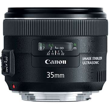 Canon EF 35mm f/2 IS USM Wide-Angle Lens (Renewed)