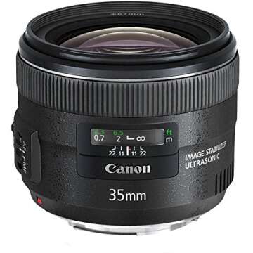 Canon EF 35mm f/2 IS USM Wide-Angle Lens (Renewed)