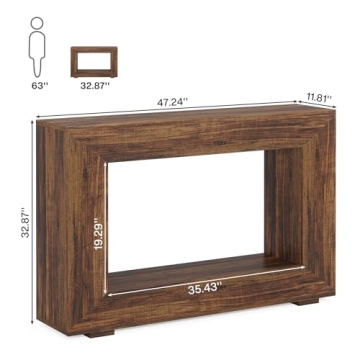Tribesigns Rustic Console Table for Elegant Home Decor
