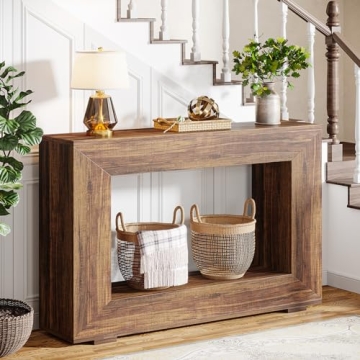 Tribesigns Rustic Console Table for Elegant Home Decor