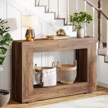 Tribesigns Rustic Console Table for Elegant Home Decor
