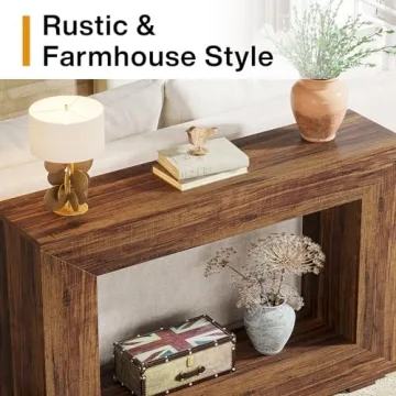 Tribesigns Rustic Console Table for Elegant Home Decor