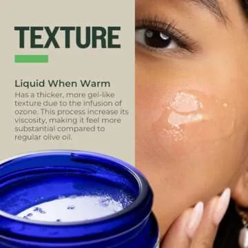 PurO3 Fully Ozonated Olive Oil - Pure, Natural, Organic Skin Care from Ozonated, Oxygenated Olive Oil - Glass Jar, 2 oz