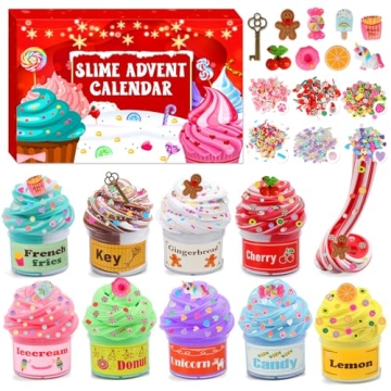 Advent Calendar 2024 Kids, Slime Advent Calendar for Boys Girls Teens Christmas Countdown Calendars ...