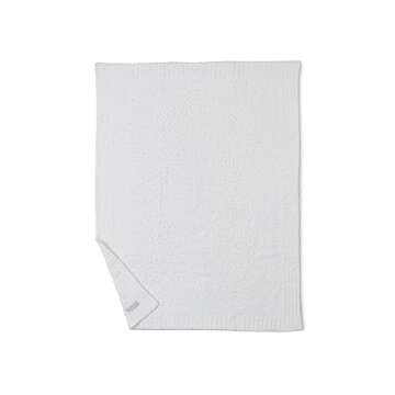 Barefoot Dreams® CozyChic® Stroller Blanket, Pearl, 30"x40"